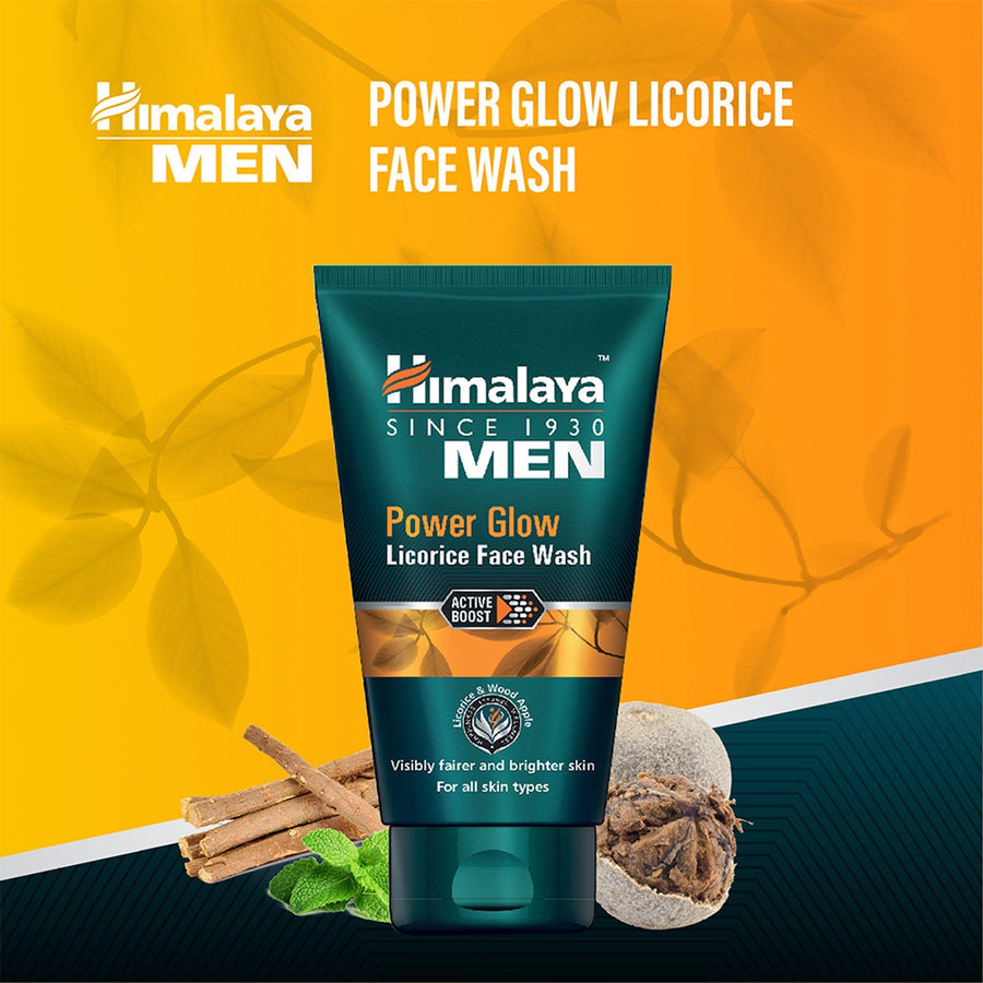Himalaya Power Glow Licorice Mens Face Wash 100 Ml