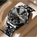 New BINBOND Men's Watch Luxury Brand Premium Multifunction Sports Watch Waterproof Calendar Luminous Stainless Steel Strap Men's Watch