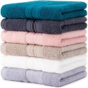 Pack of 6  Soft and big in size High Quality Cotton Towels 16 x 27 inch