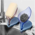 Newstyle Leaf Shape Soap Box Drain Soap Holder Box Bathroom Shower Soap Holder Dish Storage Plate Tray Bathroom Supplies Bathroom Gadget