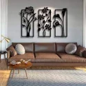 3D Wooden Wall Art  Wall Décor  Wooden Wall Decoration  Laser Cut Decorative Gift Stylish Design Office Living Room  Decorating Items  Decorating tems For Home  Decoration Pieces For Room  Decoration Pieces