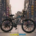 LAZER STAR 26 INCH BICYCLE CYCLE FOR RACING MOUNTAIN BIKE ROAD BIKE WITH 10 GEARS