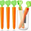 Pack Of 5  Carrot Style Food Sealing Clip