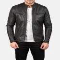 MOD - Men Faux Leather Jacket