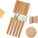 Chopsticks Pair of  Bamboo Chopsticks Chinese Chopsticks Reusable Natural wood