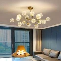 New Design Chandeliers Nordic Living Room Chandelier Lighting Modern Minimalist Luxury Atmosphere Home Lamp Bedroom Restaurant Lights Fixtures