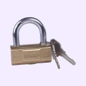 Hammer Pad Lock Stainless Steel Brass Key