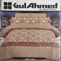 Bed Sheet Gul Ahmed Pure Cotton Satin King Size Premium Quality