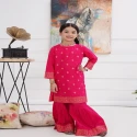 2 Pcs Girl Ethnic Dress For Fashion and Comfort.