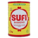 Sufi Ghee VTF Banaspati 2.5 kg Tin Pack