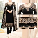 Ladies Chiffon Crinkle Embroidered  Shalwar Kameez (Unstitched)