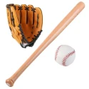 Baseball Glove Stitched Plain Gloves Fielders Choice Baseball Glove Bat and Ball