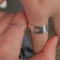 Heart Shape Rings For Couples Girls