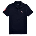 Polo Shirt Men's Jumping Horse &  Embroidered