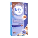 Veet Oriental Vitamin E & Almond Oil Body Strips Extra Grip Technology Upto 4 Weeks Of Smoothness 20 Pack